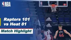 Berita Video Highlights NBA, Miami Heat Kalah Melawan Toronto Raptors 81-101 81-101 (23/1/2021)