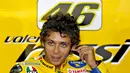Valentino Rossi saat tampil di GP Malaysia tahun 2006. (AFP/Tengku Bahar)