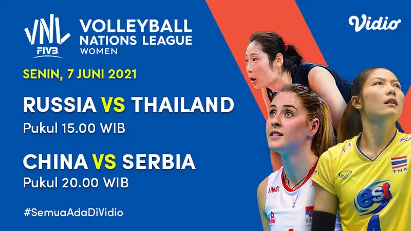 Live Streaming Pertandingan Big Match VNl 2021 di Vidio, Senin 7 Juni 2021