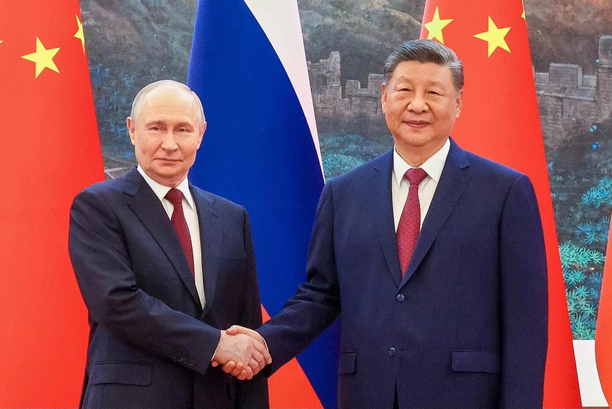 FOTO: Pertemuan Xi Jinping dan Vladimir Putin Perkuat Arah Kerja Sama Strategis China Rusia