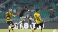 Carlos Bacca mencetak gol untuk AC Milan pada babak pertama pertandingan. (doc. AC Milan)