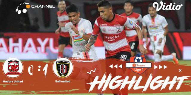 VIDEO: Laga Seru Madura United Vs Bali United di Liga 1 2019