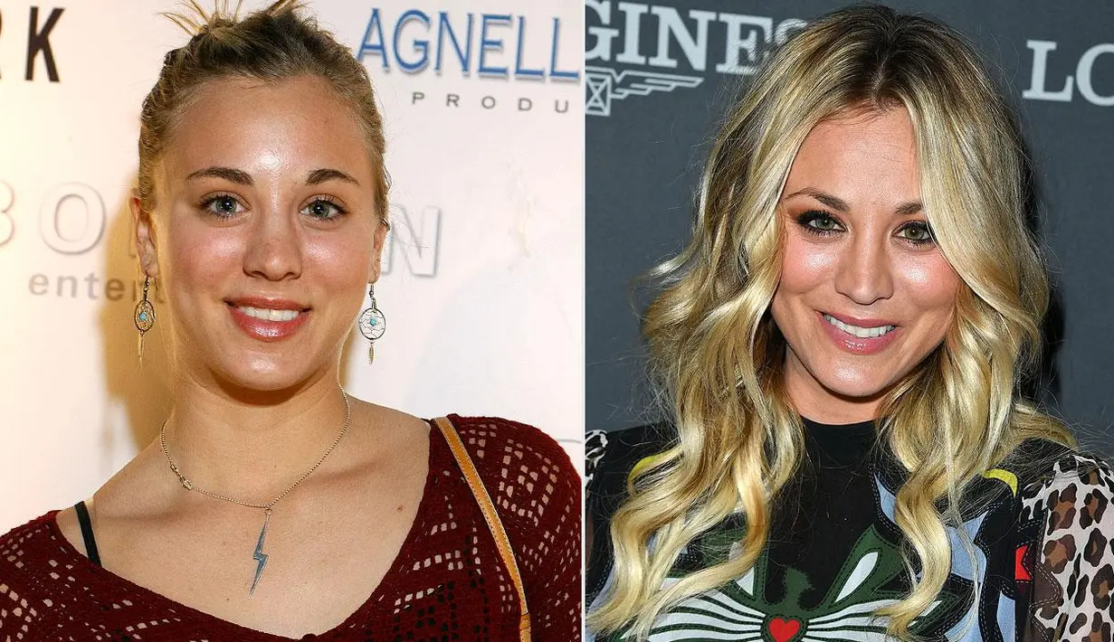 Bukan hanya operasi hidung, Kaley Cuoco pun melakukan pembesaran payudara. (People Magazine)