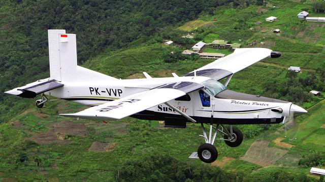 Pesawat Susi Air type Pilatus Porter PC-6. (Dok susiair.com)
