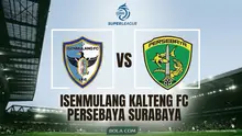 Ilustrasi Isenmulang FC versus Persebaya Surabaya, BRI Super League. (Bola.com/AI)