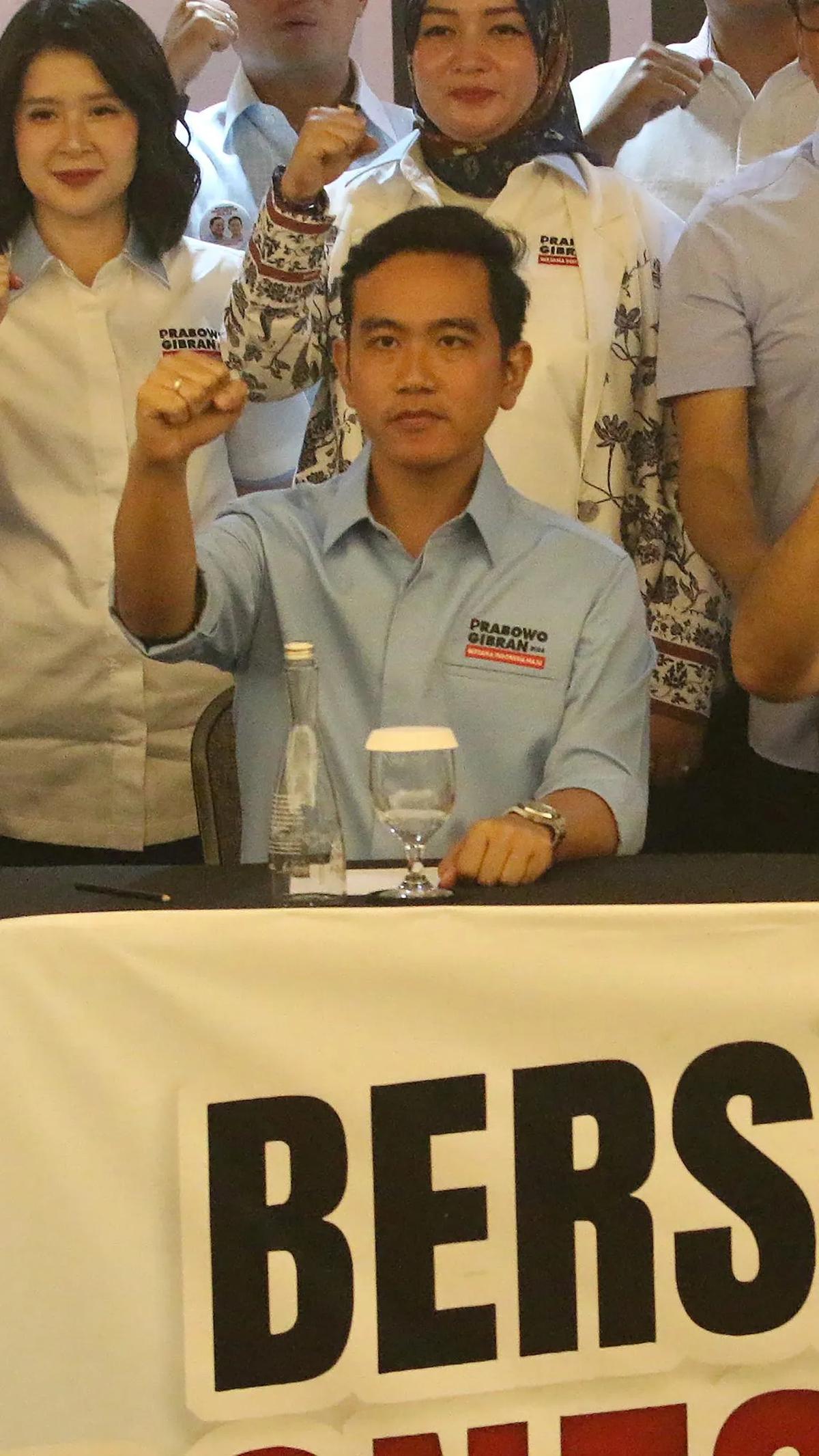 TKN Koalisi Indonesia Maju (KIM) mengumumkan susunan tim kampanye di Hotel Grand Kemang, Jakarta, Senin (6/11/2023).