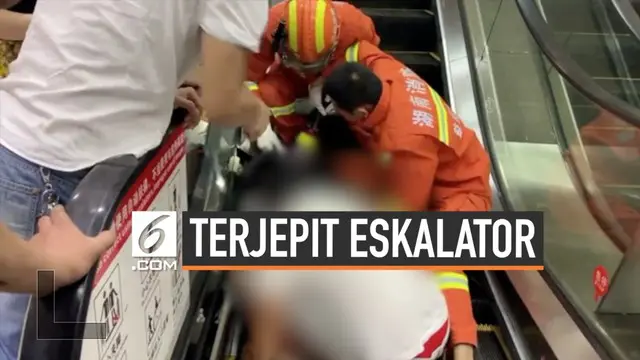 VIDEO: Lengan Balita Terjepit Eskalator Selama Setengah Jam