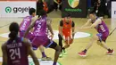 Pemain Pelita Jaya Jakarta, Yesaya Saudale, saat melawan Amartha Hangtuah Jakarta pada laga lanjutan Indonesia Basketball League (IBL) 2024 di Gor Soemantri Brodjonegoro, Kuningan, Jakarta, Sabtu (18/5/2024). Pelita Jaya memetik kemenangan 93-84. (Bola.com/M Iqbal Ichsan)