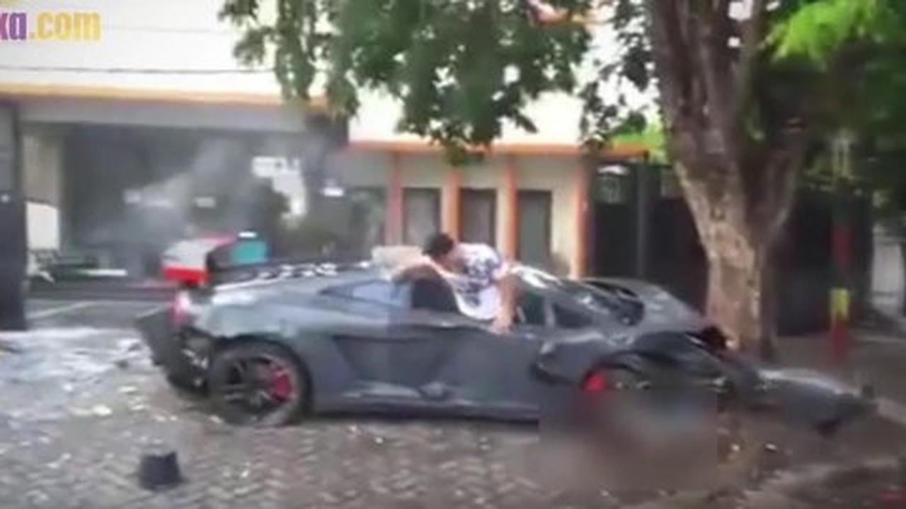 Sebelum tabrak warung STMJ, pengemudi Lamborgini pamit ke gereja