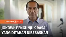 Presiden Joko Widodo perintahkan pendemo aksi tolak Revisi Undang-Undang Pilkada yang masih ditahan agar segera dibebaskan. Menurut Presiden, unjuk rasa dan penyampaian pendapat adalah hal yang wajar dalam negara demokrasi. Berikut pernyataan Preside...