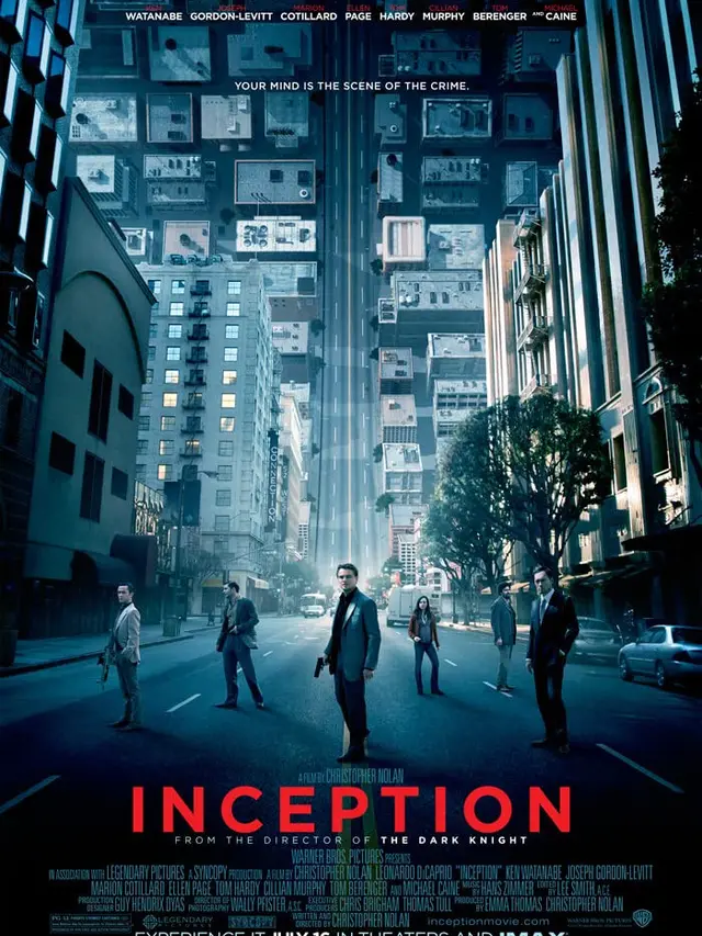 Poster film Inception. (Foto: Legendary Pictures/ Syncopy/ IMDb)