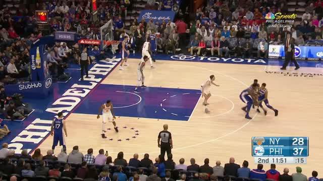 Berita video game recap NBA 2017-2018 antara Philadelphia 76ers melawan New York Knicks dengan skor 118-101.