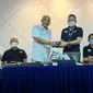Jumpa pers&nbsp;babak reguler putaran kedua Livoli Divisi Utama 2022 di Solo, Jawa Tengah, Senin (17/10/2022). (foto: PBVSI)