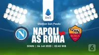 NAPOLI VS AS ROMA  (Liputan6.com/Abdillah)