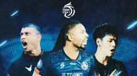BRI Liga 1 - Calros Fores, Taisei Marukawa, dan Ciro Alves (Bola.com/Lamya Dinata/Adreanus Titus)