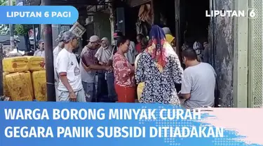 Sejumlah warga Rangkasbitung, Lebak, berburu minyak goreng curah, setelah mendapat kabar subsidi minyak goreng curah dicabut. Mereka khawatir pencabutan subsidi itu akan langsung berdampak pada harga eceran minyak goreng.