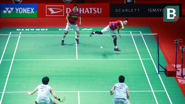 Mohammad Ahsan/Hendra Setiawan di Indonesia Masters 2023