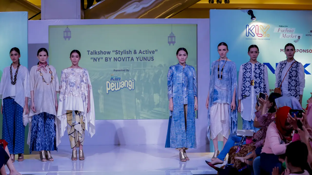 Novita Yunus Gabungkan Batik dan Shibori di Fimela Fuschia Market 2018