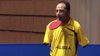 Video Aksi Hebat Petenis Meja Tanpa Kedua Tangan