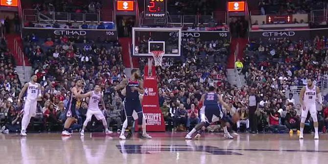 VIDEO : Cuplikan Pertandingan NBA, Wizards 109 vs 76ers 94