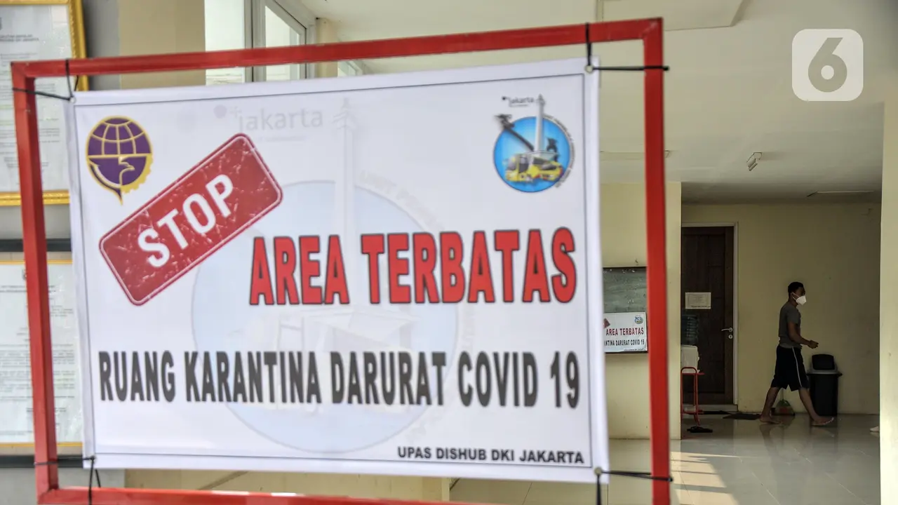 FOTO: Kantor Bus Sekolah DKI Jakarta Disulap Jadi Tempat Isolasi Pasien COVID-19