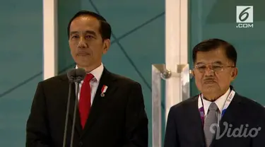 Presiden Republik Indonesia, Joko Widodo, resmi membuka Asian Games 2018 yang digelar di Jakarta.