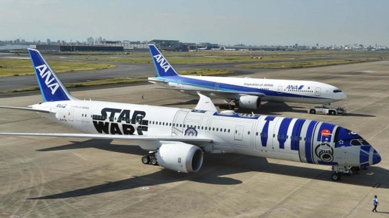 Intip interior pesawat Star Wars, armada baru All Nippon Airways