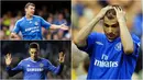 Berikut foto Striker yang gagal bersinar bersama Chelsea. Diantaranya, Fernando Torres, Andriy Shevchenko dan Adrian Mutu.(Foto-foto Kolase AFP dan EPA)