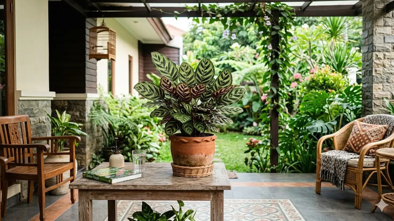 Tanaman Calathea Makoyana