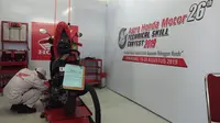 PT Astra Honda Motor (AHM) kembali menggelar Technical Skill Contest. Kompetisi yang tahun ini memasuki penyelenggaraan ke-26 berlangsung 19-20 Agustus 2019 di Astra Motor Semarang, Jawa Tengah. (Septian/Liputan6.com)