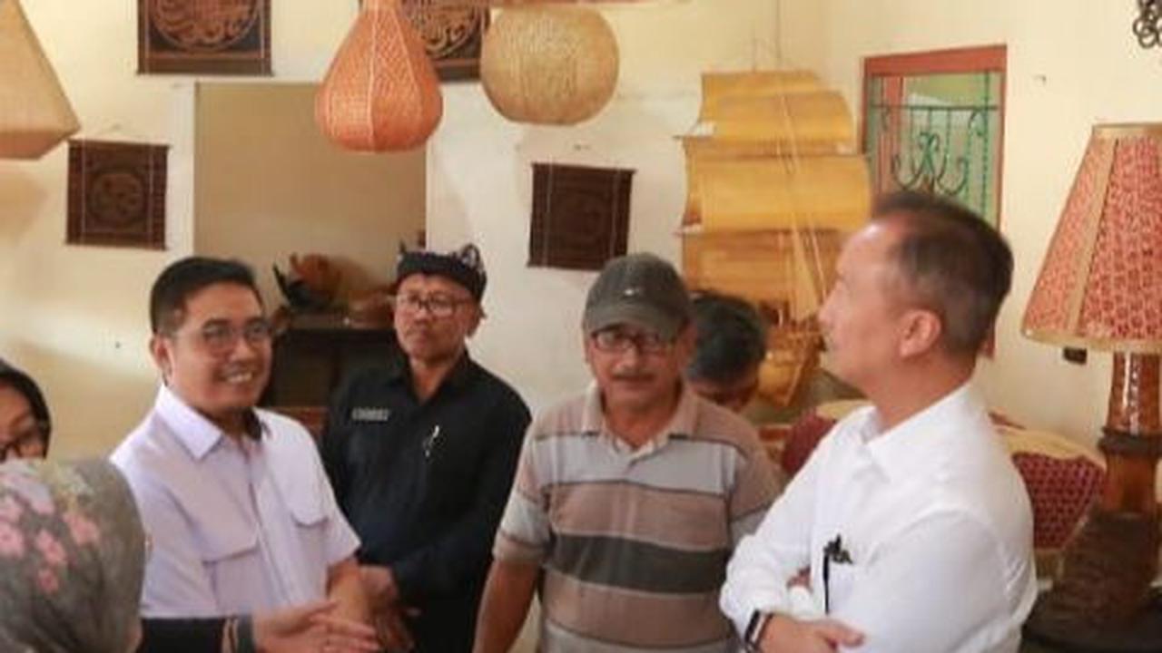 Kunjungi Sentra Kerajinan Bambu Gintangan Banyuwangi, Menperin: Ekosistem UMKM yang Layak Dicontoh