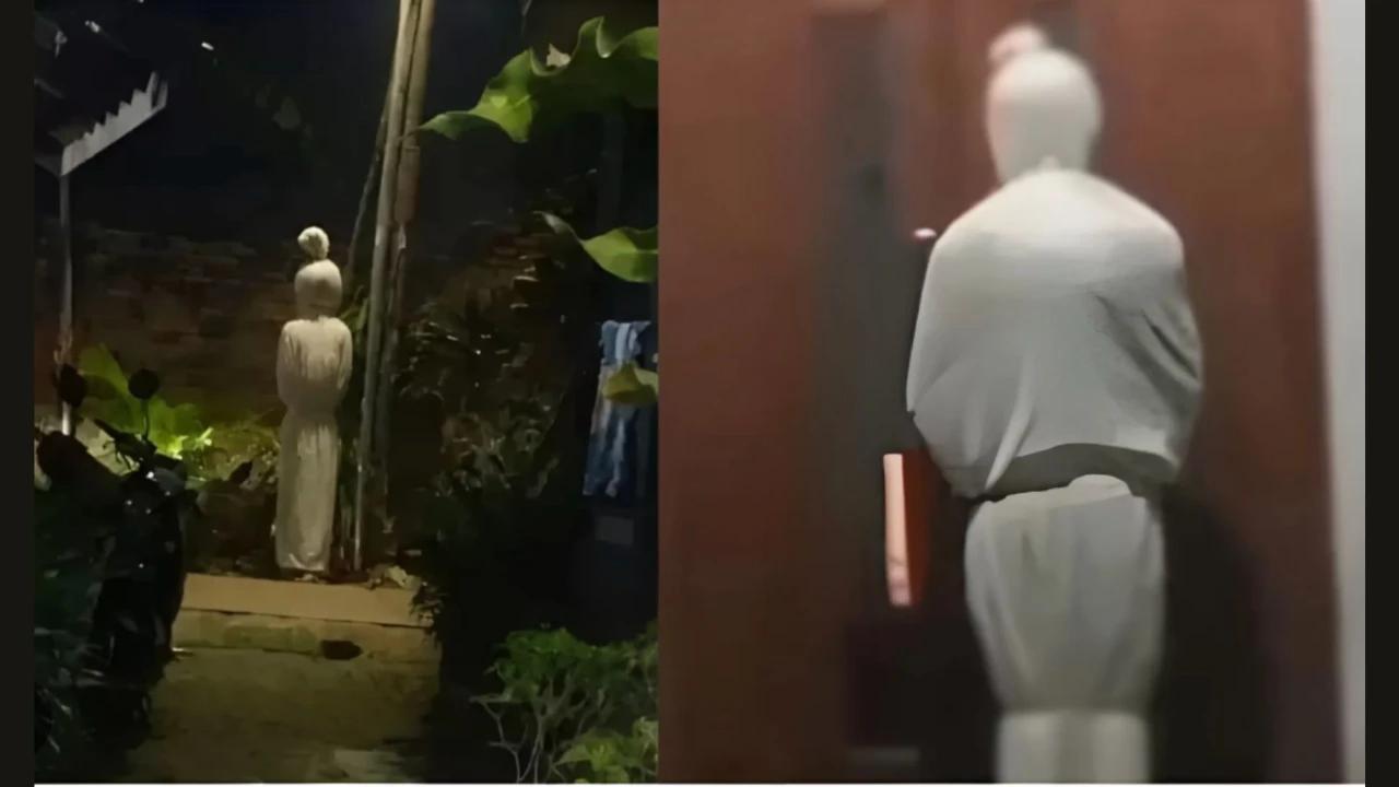 Viral Pocong Bawa Sajam di Ciputat Timur, Polisi: Itu Pengamen Berkostum
