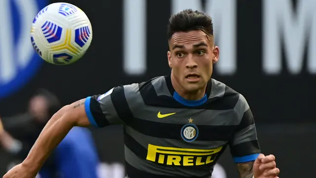 FOTO: 4 Pencetak Gol Terbanyak Inter Milan di Liga Italia Musim Ini - Lautaro Martinez