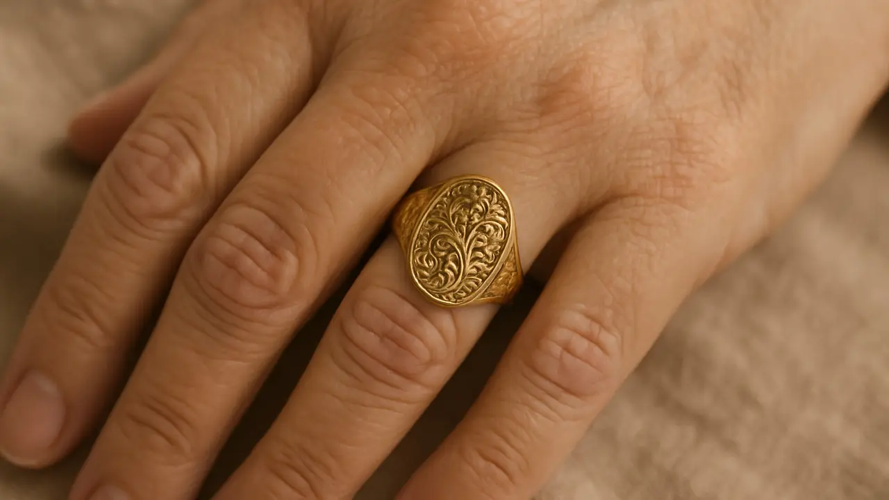 Cincin Emas buat Orang Tua 50 Tahun (image by chatgpt)