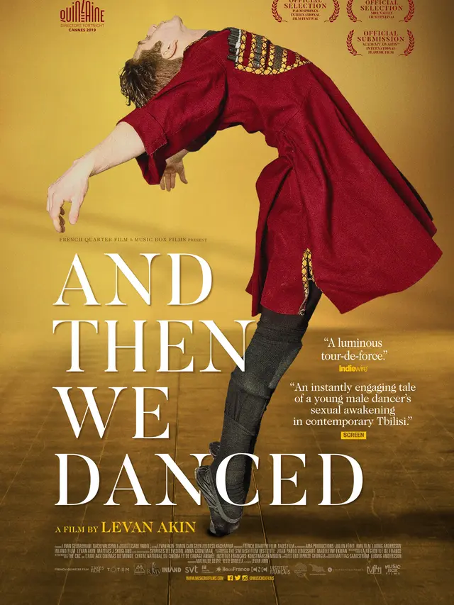 Poster film And Then We Danced. (Foto: Dok. French Quarter Film/ Takes Film/ IMDb)