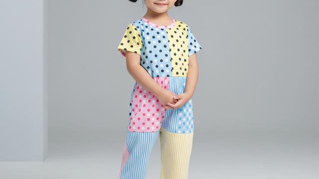 8 Model Baju Anak Perempuan 1-5 Tahun Motif Polkadot &amp; Stripe, Lucu dan Nyaman Dipakai