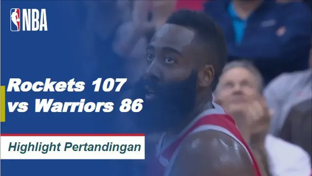 James Harden memicu Rockets untuk menang atas Golden State, mencetak 27 poin dan meraih tiga rebound dalam kemenangan.