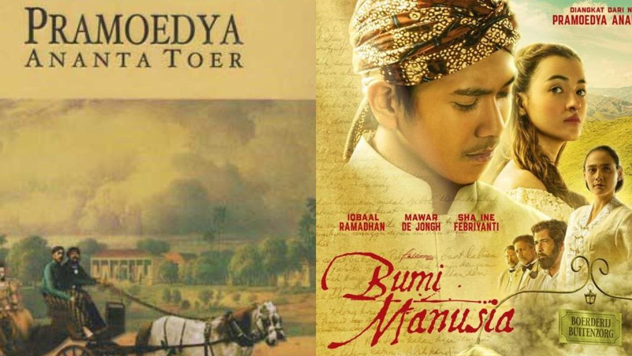 1. Bumi Manusia oleh Pramoedya Ananta Toer<br>