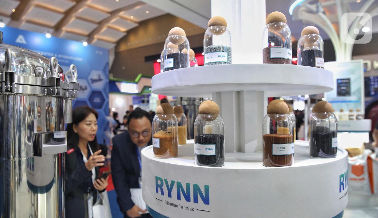 Pameran ini bertujuan untuk menghadirkan solusi atas berbagai tantangan dalam pengelolaan air dan limbah. (Liputan6.com/Angga Yuniar)