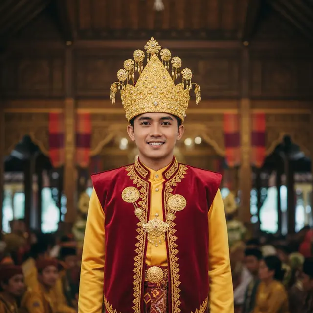 Baju Adat Sina Beranti (Gemini AI)