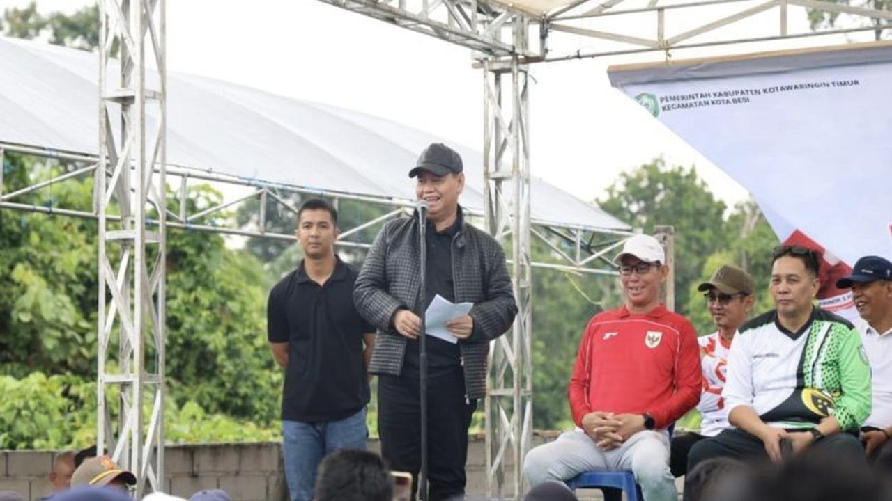 Bupati Kotim Gencarkan Kampanye Pola Hidup Sehat hingga Pelosok Desa