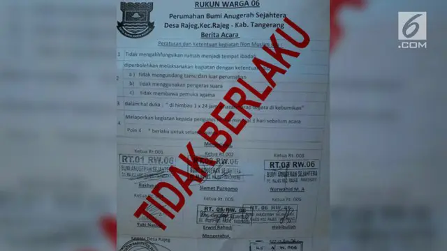 VIDEO: Surat Edaran Meresahkan Warga Non-Muslim Batal Berlaku