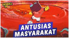 Berita video, scroll up kali ini membahas tiket hari pertama Piala Dunia U-17 di Stadion Gelora Bung Tomo Surabaya telah habis terjual.