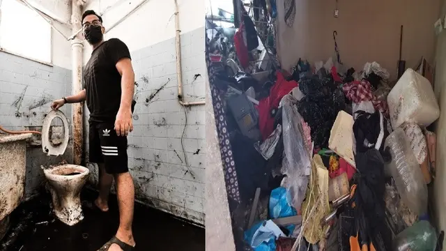 rumah dipenuhi sampah