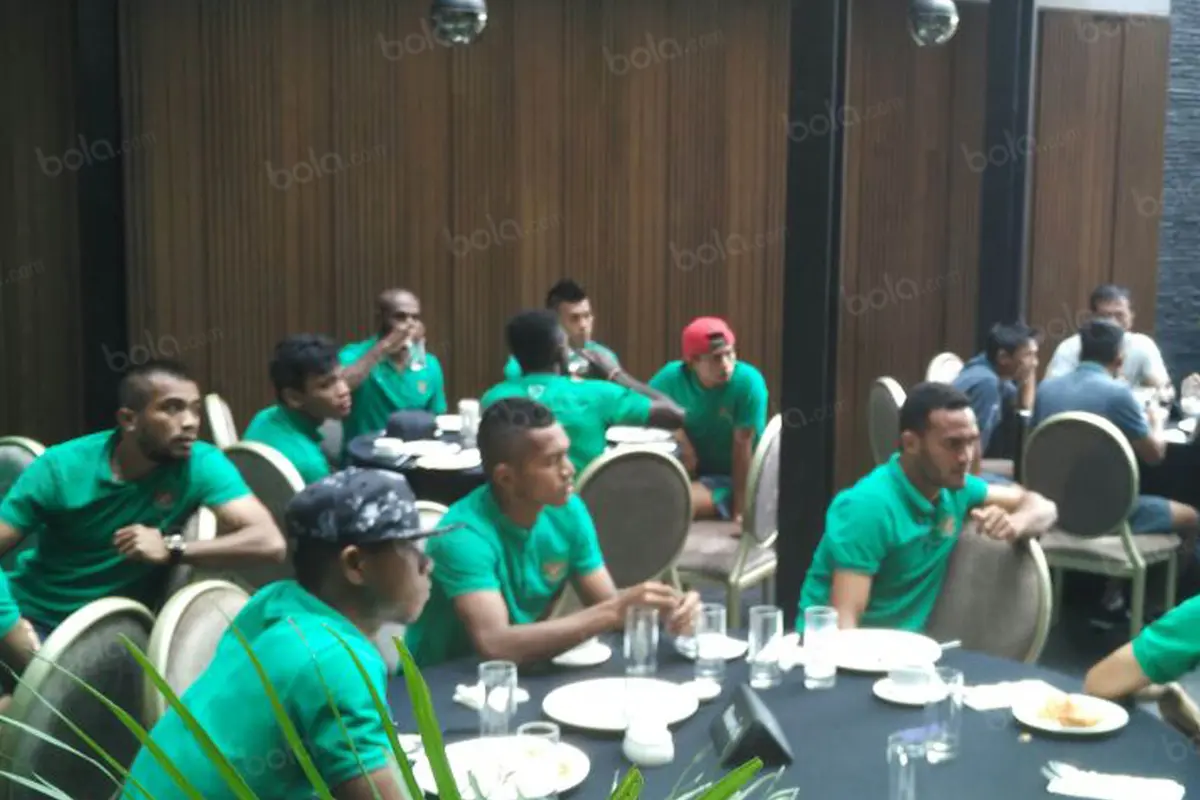 Aktivitas Timnas Indonesia di Hotel Jelang Laga Final Piala AFF