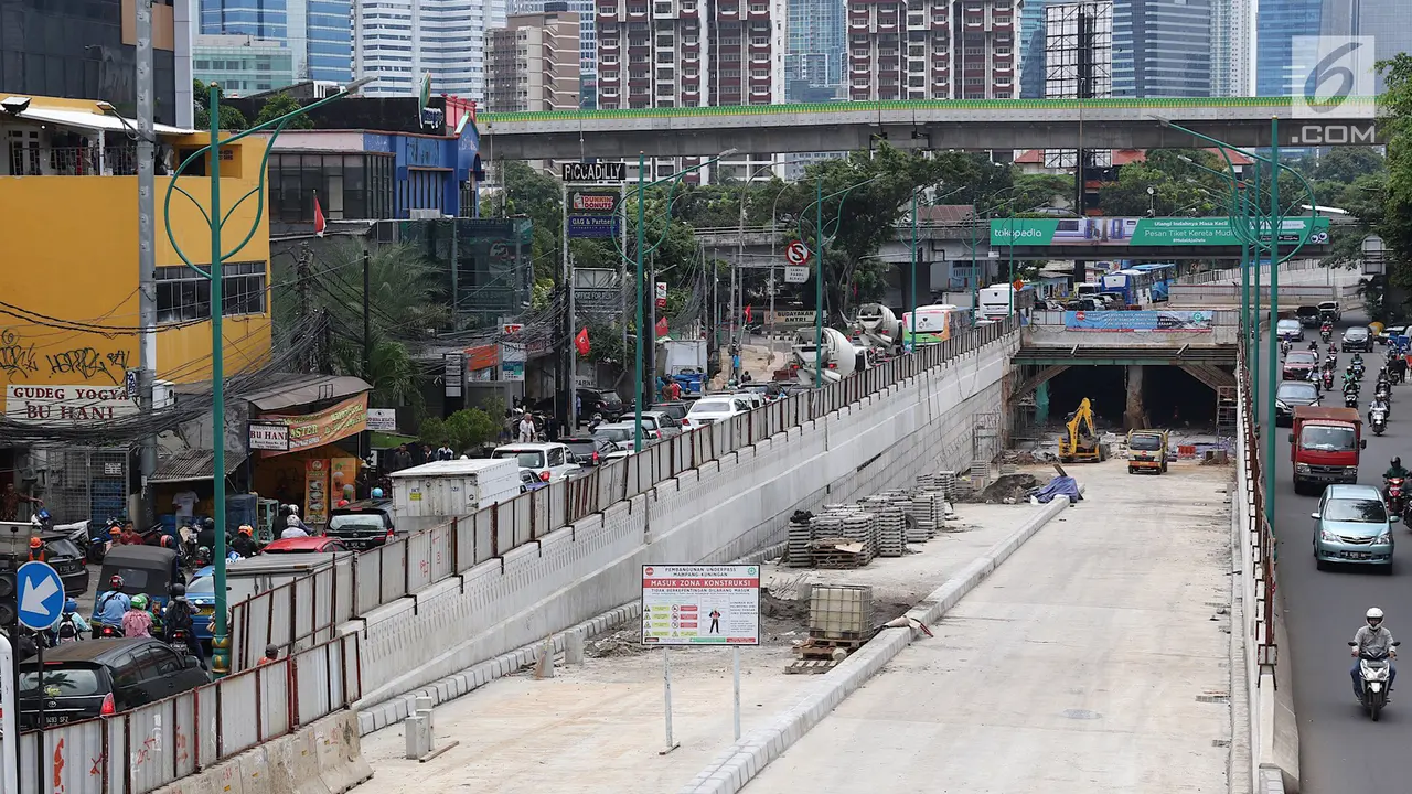 Progres Telah 90 Persen, Begini Penampakan Proyek Underpass Mampang
