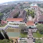 Gambar Benteng Vrederburg dari udara (Foto : Fiqih Muhammad Ginanjar)