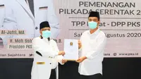 PKS remi mendukung pasangan Machfud Arifin-Mujiaman di Pilkada Surabaya. (Istimewa)