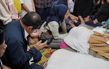 Pramono Datangi Rumah Bocah Hanyut saat Evakuasi Banjir di Tebet, Sampaikan Duka Mendalam ke Keluarga
