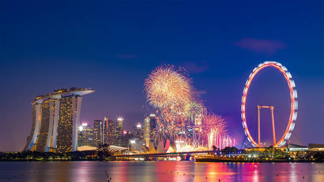 Marina Bay Countdown.